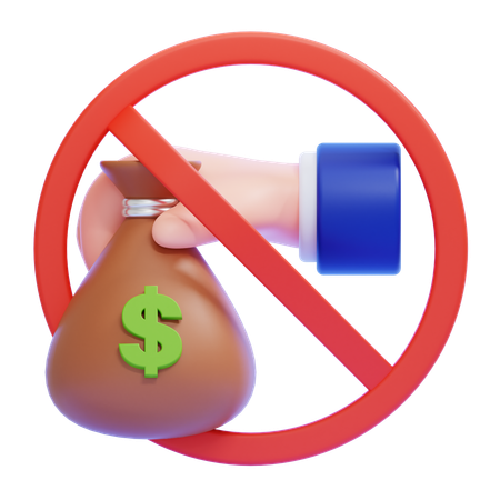 Anti-Corruption  3D Icon