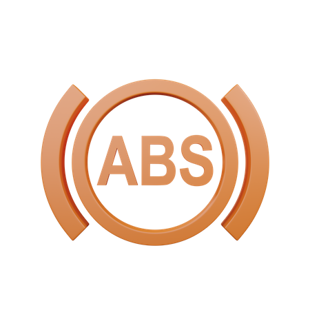 Anti-lock Braking System (ABS)  3D Icon