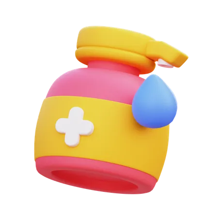 Antisséptico  3D Icon