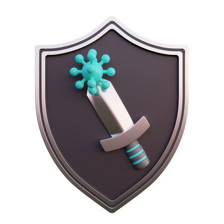 Anti Virus  3D Icon