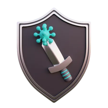 Anti Virus  3D Icon