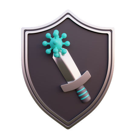 Anti Virus  3D Icon