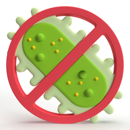 Antibacteriano  3D Icon