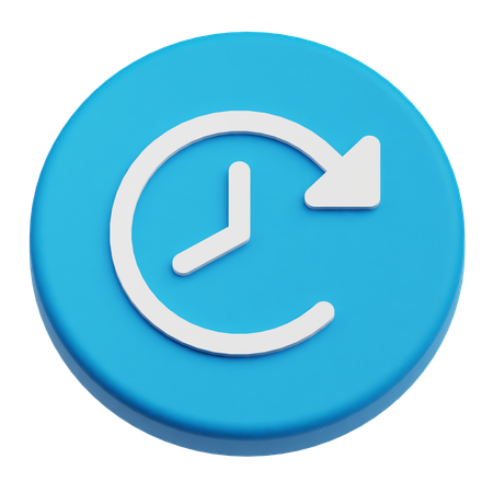 Anticlockwise  3D Icon