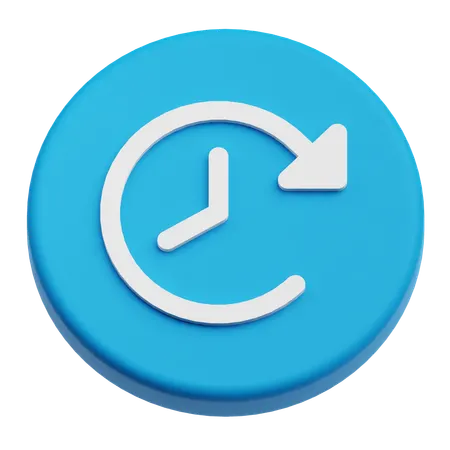 Anticlockwise  3D Icon