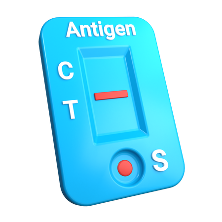 Antigen Test Kit  3D Icon