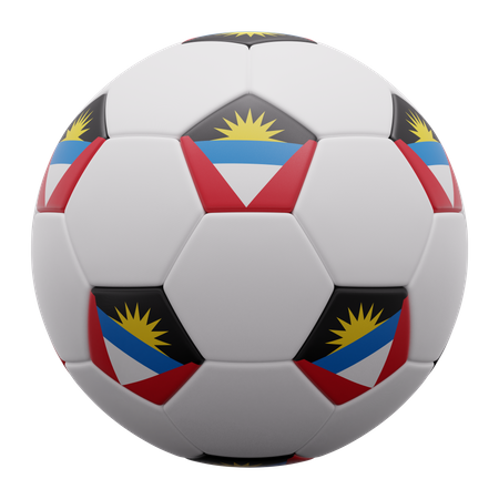 Antigua and Barbuda Ball 3D Icon