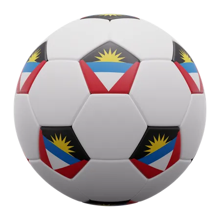 Antigua and Barbuda Ball  3D Icon