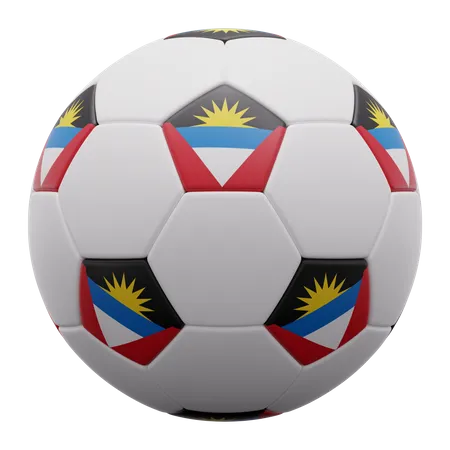 Antigua und Barbuda Ball  3D Icon