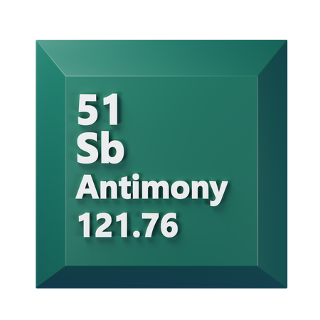 Antimoine  3D Icon