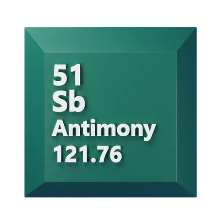 Antimoine  3D Icon