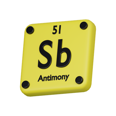 Antimonio  3D Icon