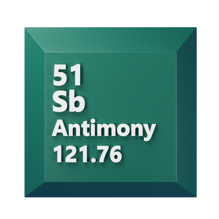 Antimony  3D Icon