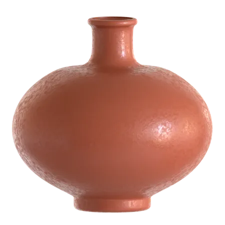 Antique clay pot  3D Icon