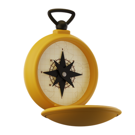 Antique Clock  3D Icon