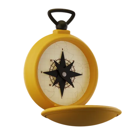 Antique Clock  3D Icon