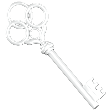 Antique Key  3D Icon