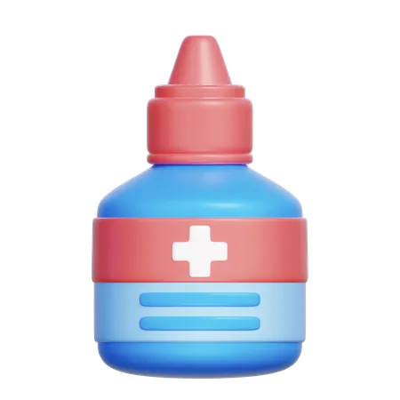 Antiseptic  3D Icon