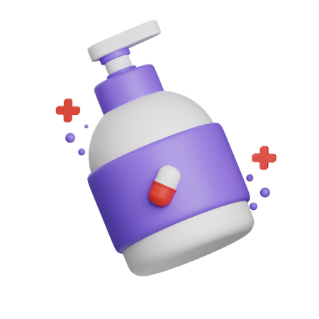 Antiseptic  3D Icon