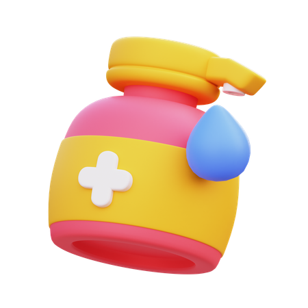 Antiséptico  3D Icon