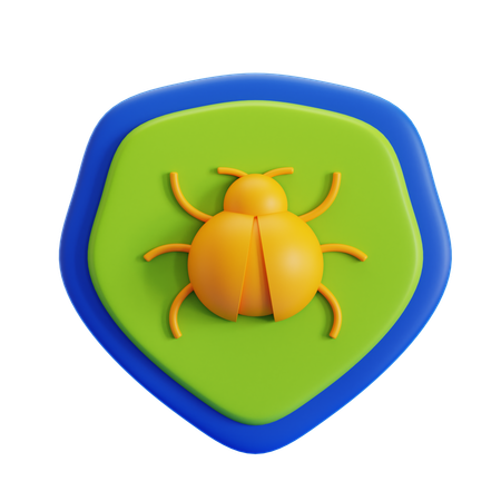 ウイルス対策  3D Icon