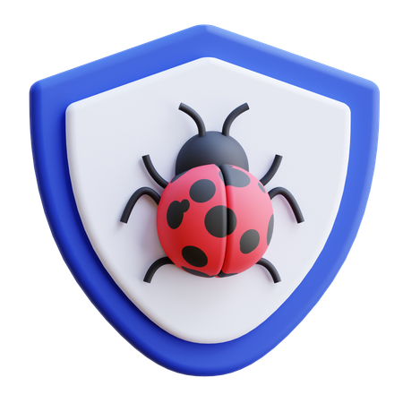 ウイルス対策  3D Icon