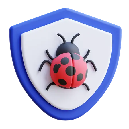 ウイルス対策  3D Icon