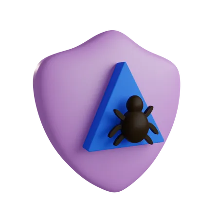 Antivirus 3 D Illustration Contains PNG BLEND And OBJ Files 3D Icon