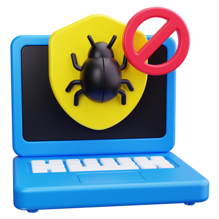 Antivirus Software  3D Icon