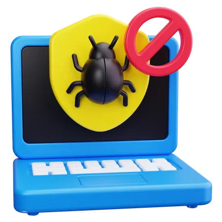 Antivirus Software  3D Icon