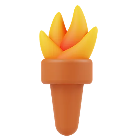 Antorcha  3D Icon