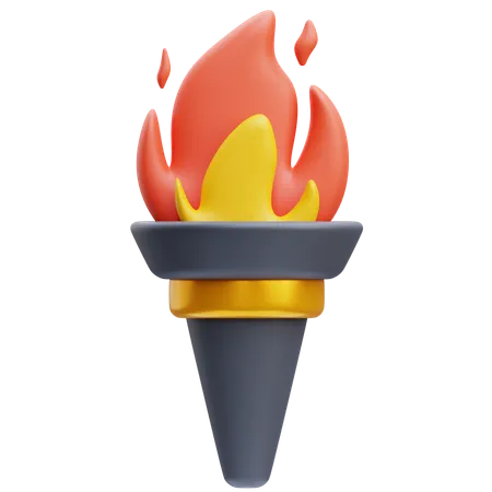 Antorcha  3D Icon