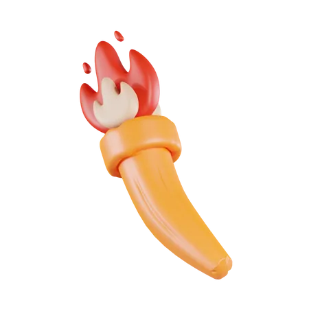 Antorcha  3D Icon