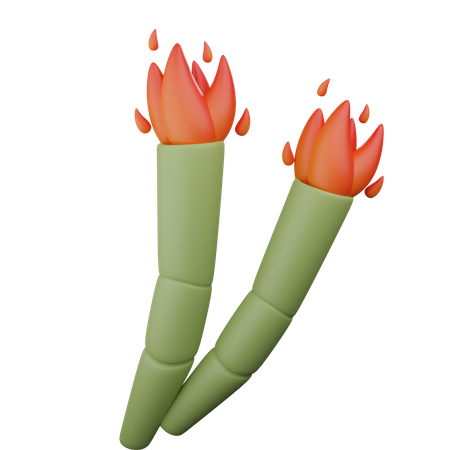 Antorcha  3D Icon