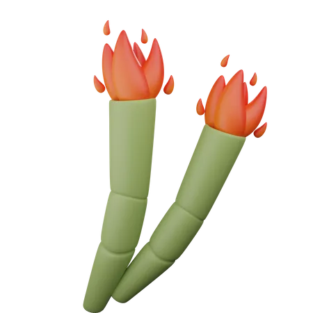 Antorcha  3D Icon