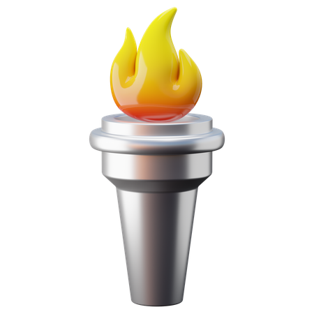 Antorcha atlética  3D Icon