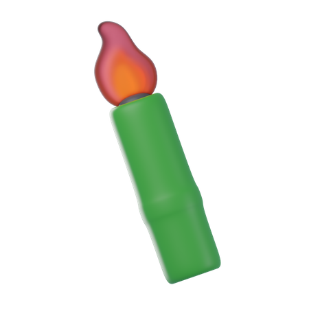 Antorcha de bambú  3D Icon