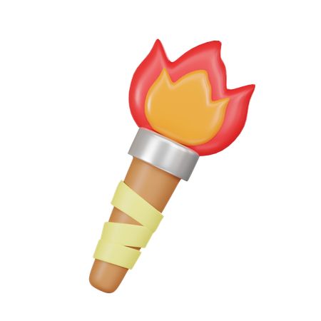 Antorcha de fuego  3D Icon