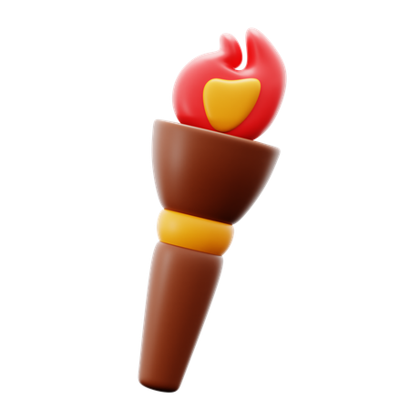 Antorcha de fuego  3D Icon