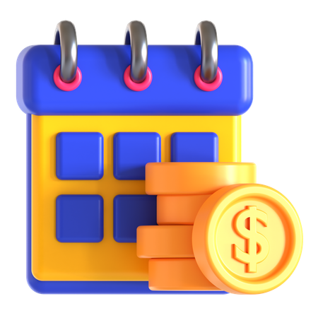 Dinero de anualidad  3D Icon