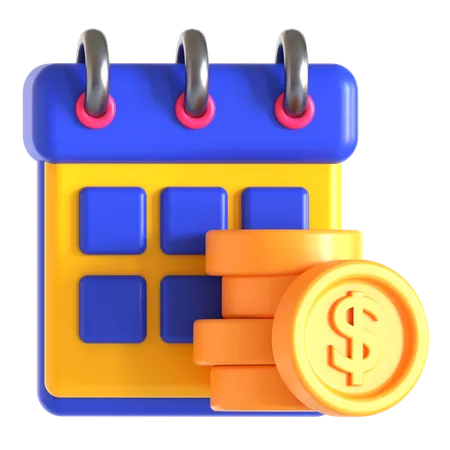 Dinero de anualidad  3D Icon