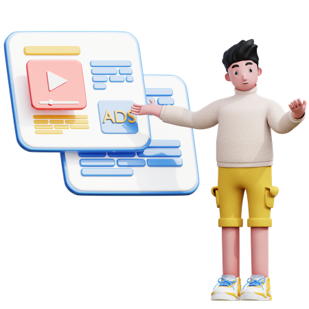 Anuncio  3D Illustration