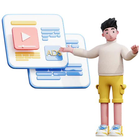 Anuncio  3D Illustration