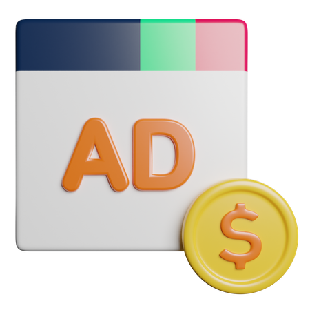 Anuncio  3D Icon