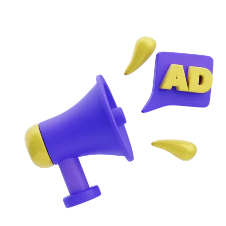 Anúncio  3D Icon