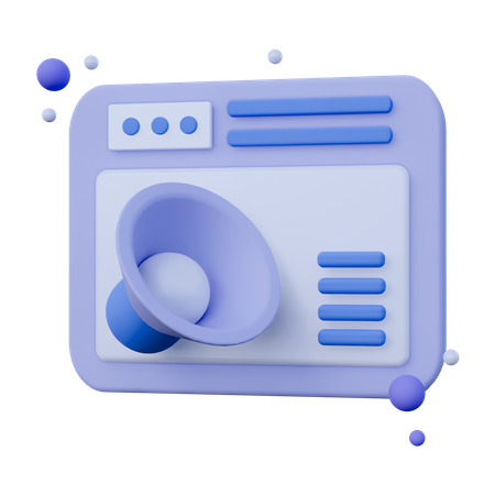 Anuncio  3D Icon