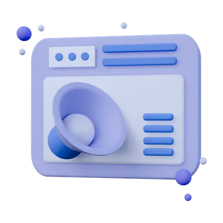 Anuncio  3D Icon