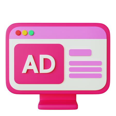 Propaganda digital  3D Icon