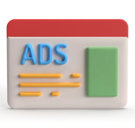 Publicidades  3D Icon