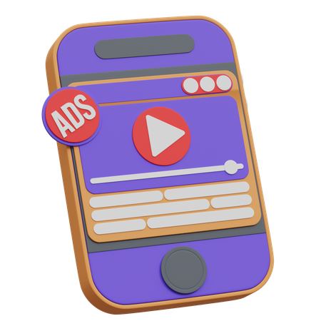 Anúncios da web  3D Icon